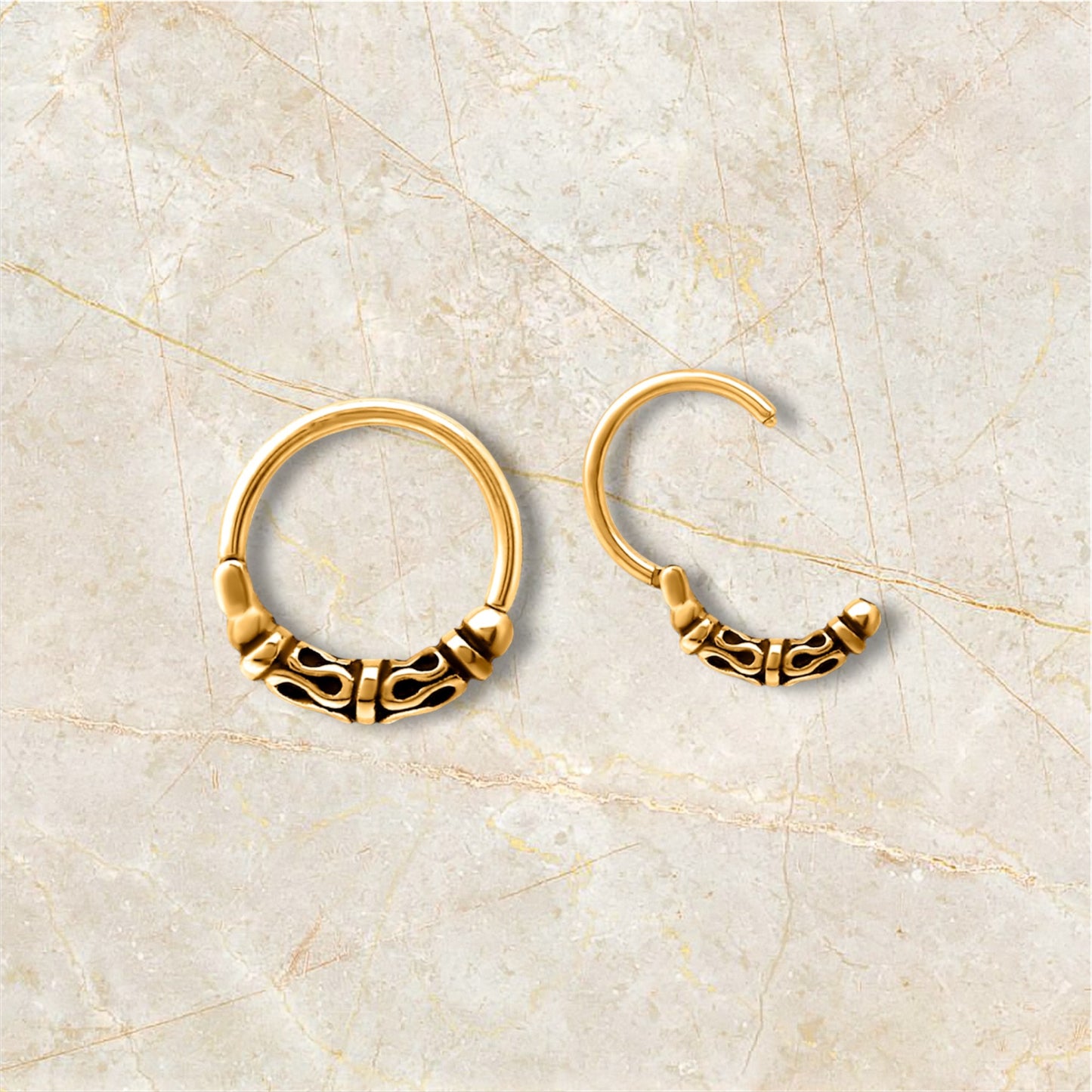 Bijoux piercing anneau