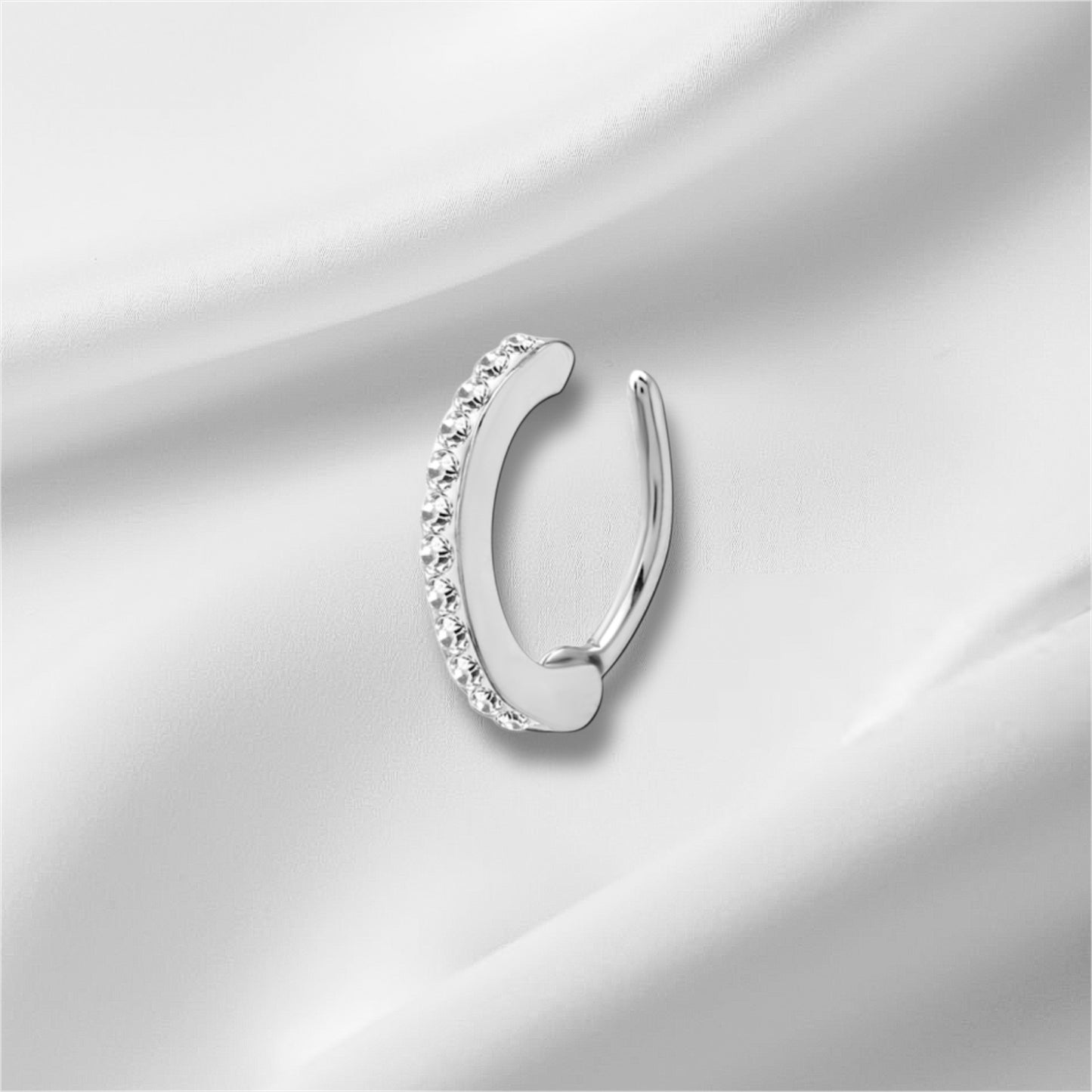 Bijoux Anneau "demi-lune" piercing nombril