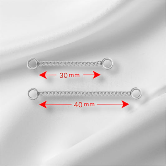 Chaîne pour double piercing nez