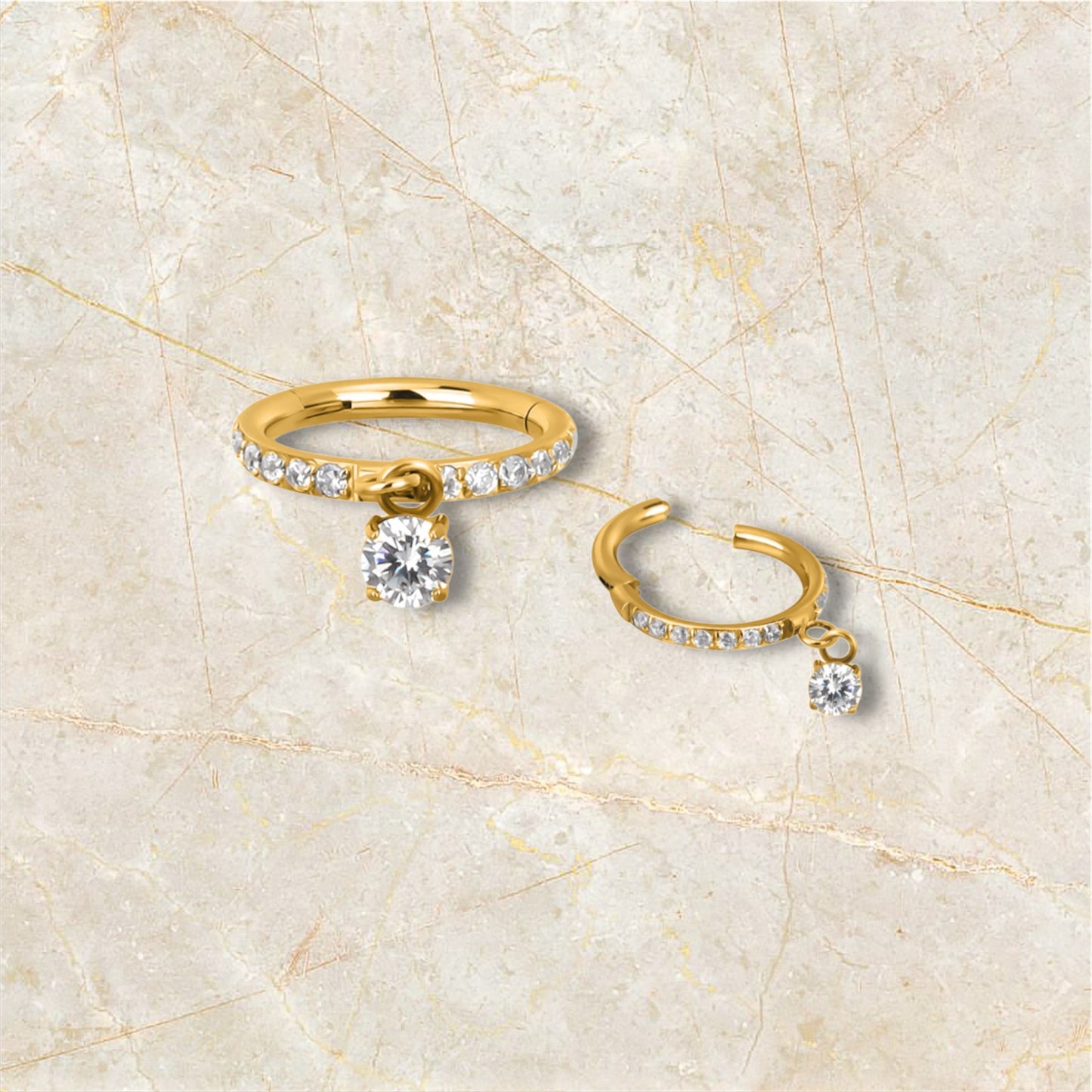 Bijoux piercing anneaux